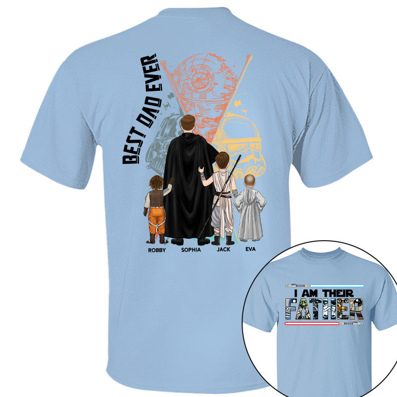 I Am Their Father - Personalized Shirt For Dad Grandpa Custom Clipart NA04 PT99