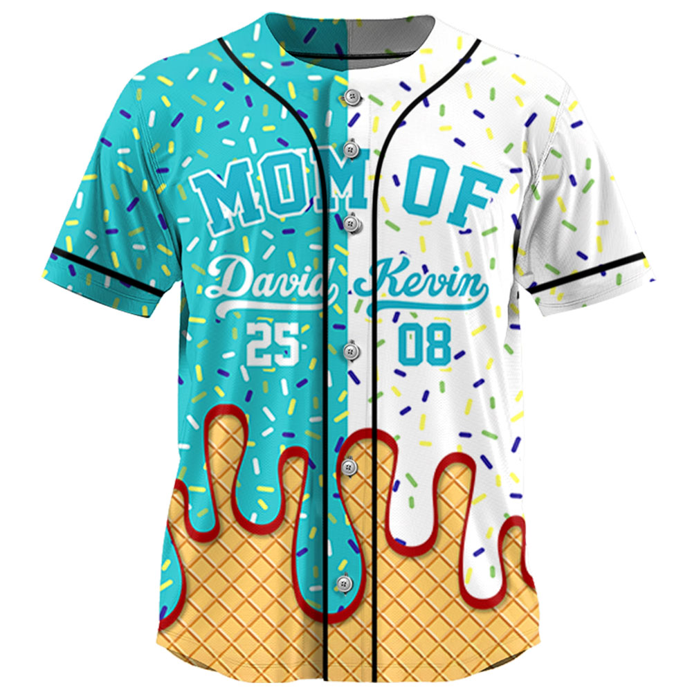 I'll Be Your Biggest Fan, Drippy Love Jersey, Custom Double Panel Baseball Jersey, Gift For Baseball Lover A2110 Pt99