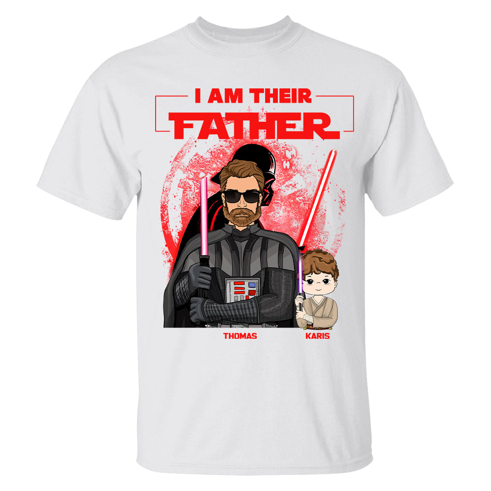 Retro I Am Their Father Custom Shirt For Dad - Father's Day Gift Tu20