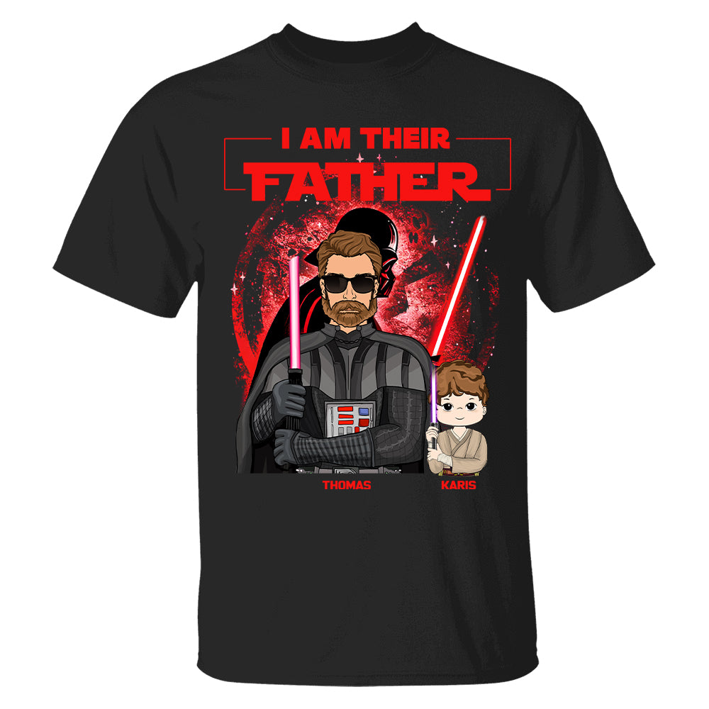 Retro I Am Their Father Custom Shirt For Dad - Father's Day Gift Tu20