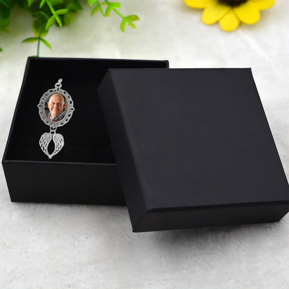 On Your Graduation Day My Heart Is There - Custom Graduation Tassel Photo Charm Tu20