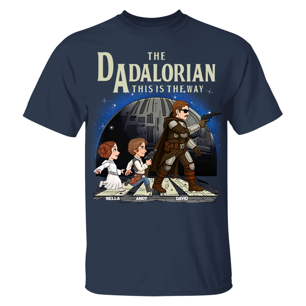 The Dadalorian This Is The Way, Personalized Shirt For Dad T1807 Hv01