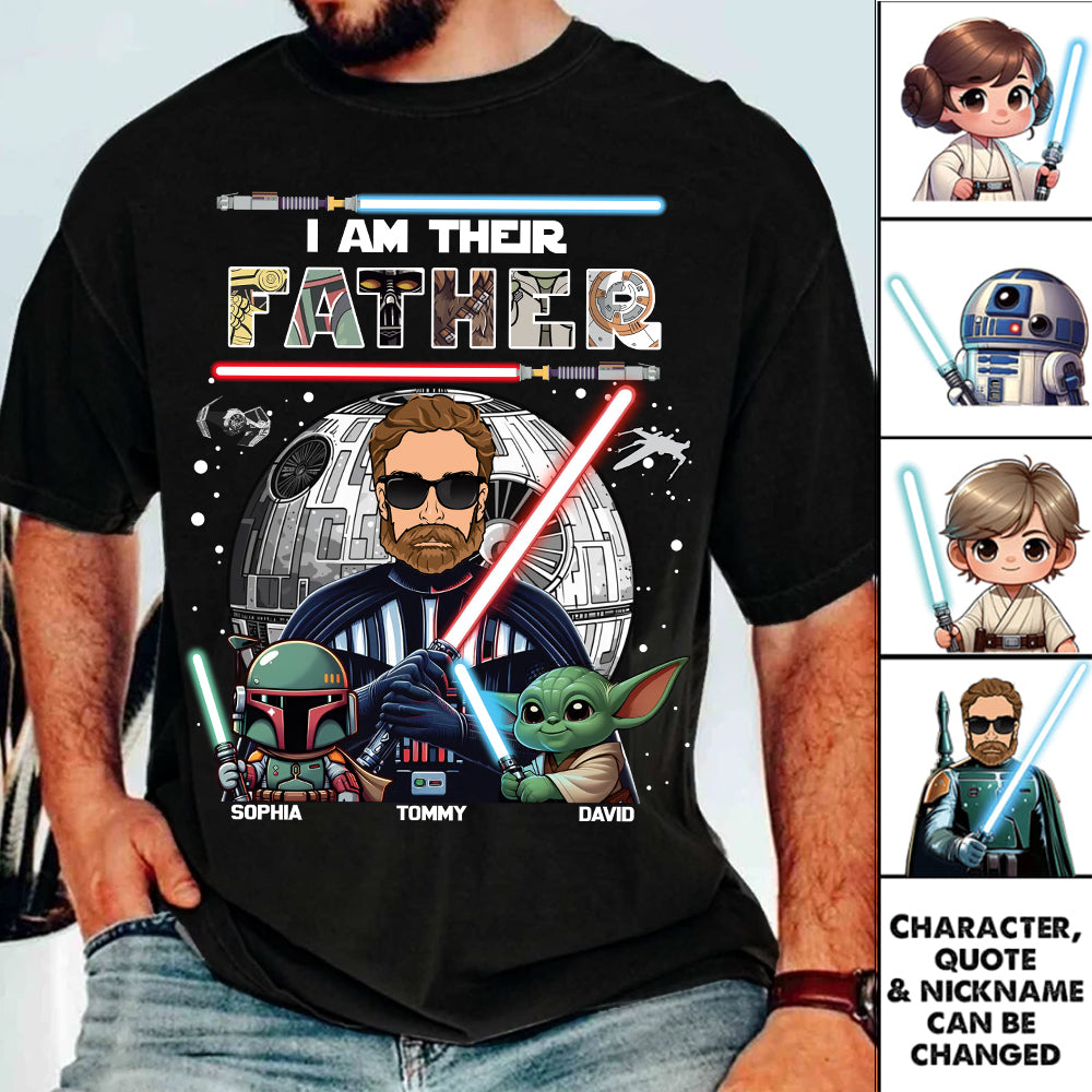 I Am Their Father, Personalized Dad Shirt, Father's Day Gift For Dad Vr2 T1807 Nh00