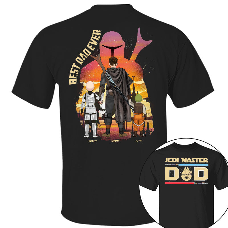 Jedi Master Dad - Personalized Shirt For Dad Pt99