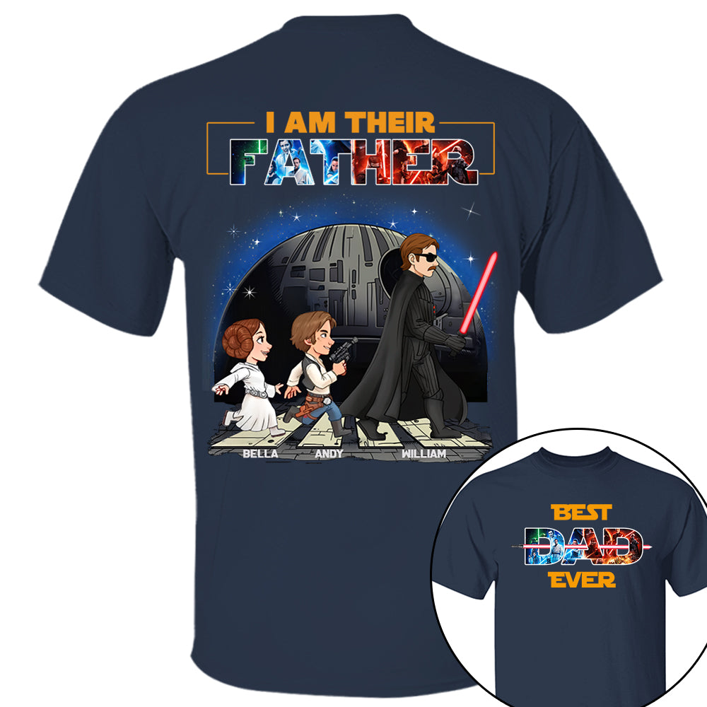 I Am Their Father - Personalized Shirt Gift For Dad, Father's Day T1807 Tm01
