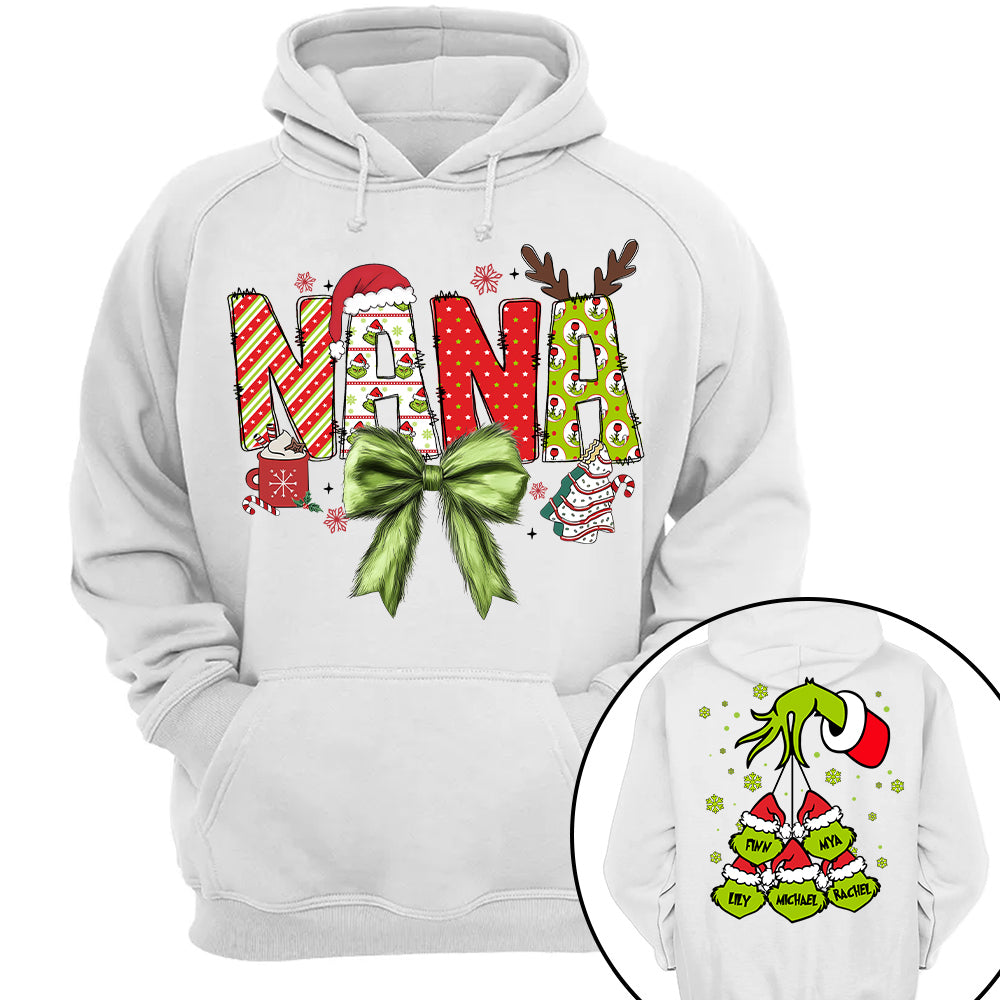 Personalized Mimi Christmas Sweatshirt, Christmas Gigi Grandma Gift Sweatshirt, Nana Mimi Christmas Shirt Tu20