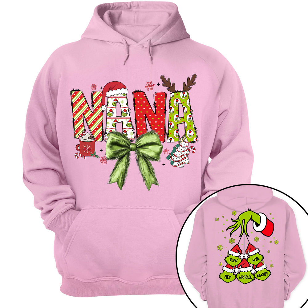 Personalized Mimi Christmas Sweatshirt, Christmas Gigi Grandma Gift Sweatshirt, Nana Mimi Christmas Shirt Tu20