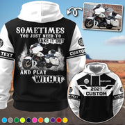 Take It Out & Play - Personalized Motorcycle Photo All Over Print Shirts - Gift For Bikers A2110 KL07