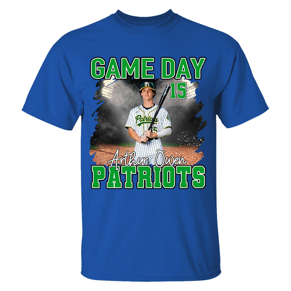 Baseball Game Day Personalized Shirt Custom Team Name Gift For Baseball Player Ph99 Do99