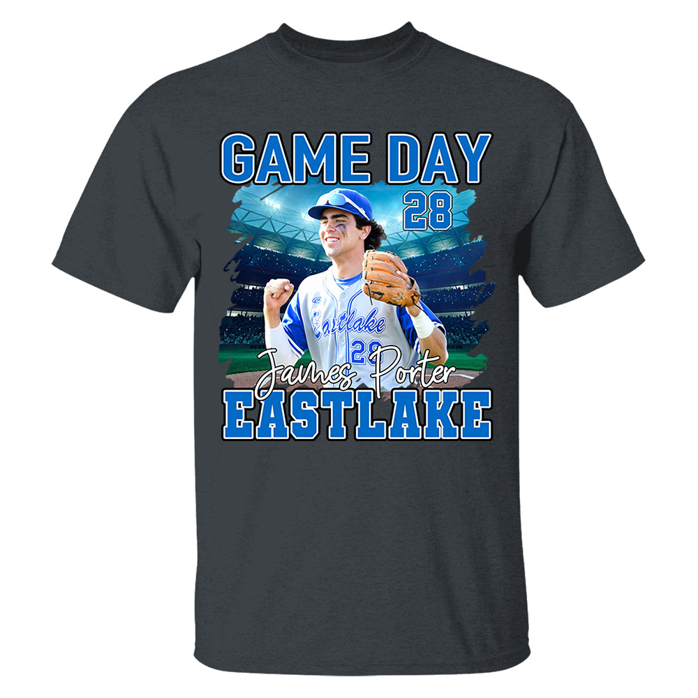 Baseball Game Day Personalized Shirt Custom Team Name Gift For Baseball Player Ph99 Do99