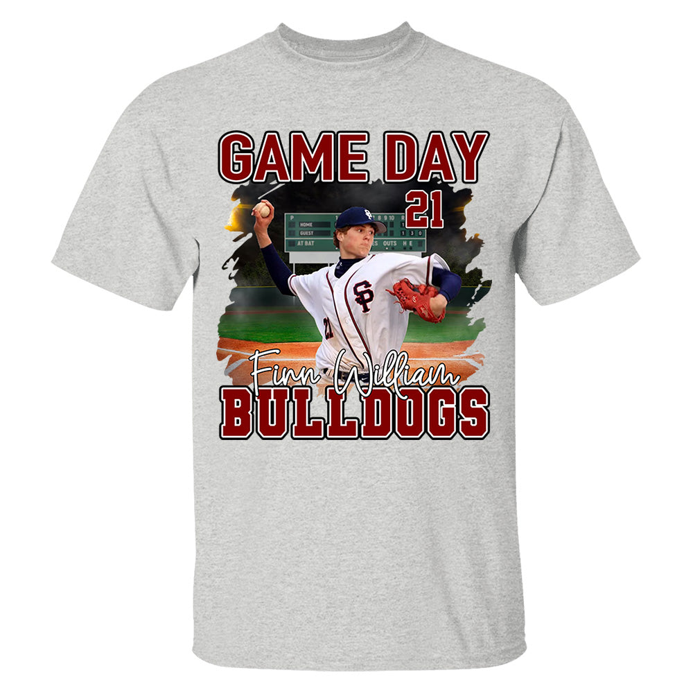 Baseball Game Day Personalized Shirt Custom Team Name Gift For Baseball Player Ph99 Do99