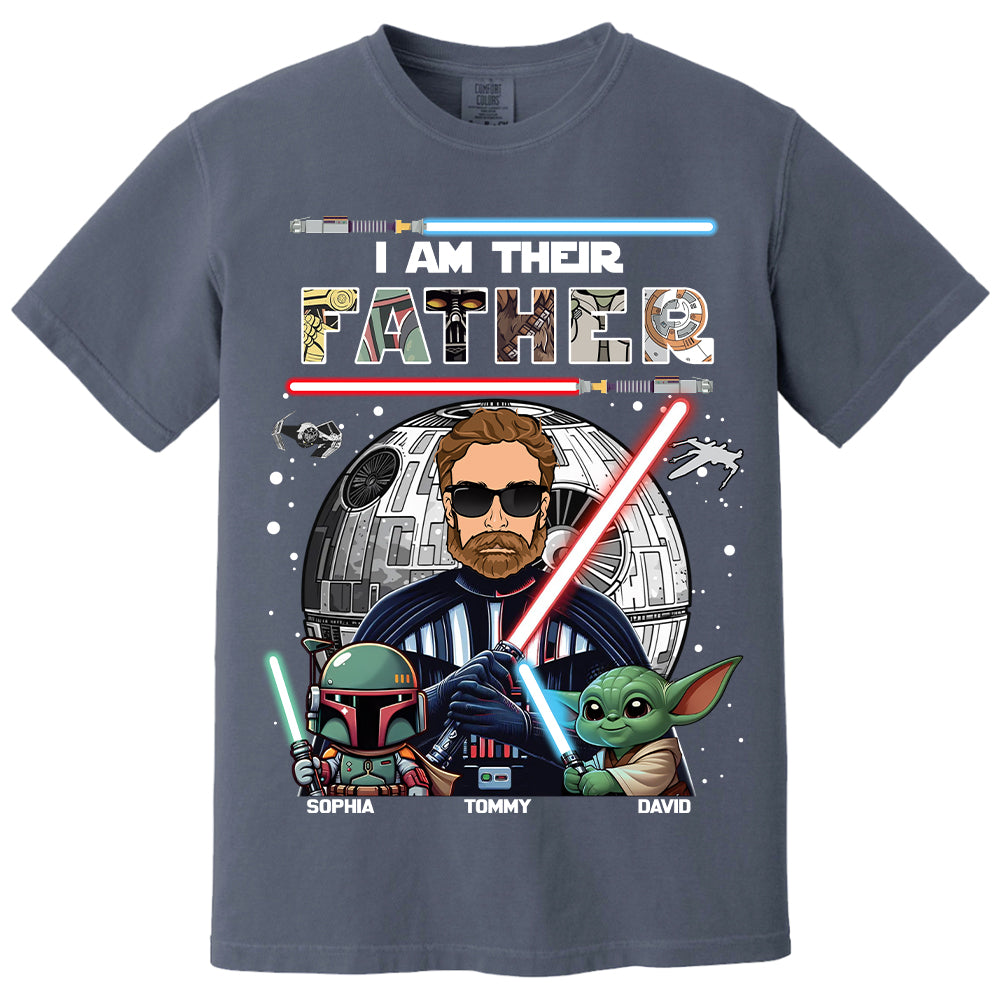 I Am Their Father, Personalized Dad Shirt, Father's Day Gift For Dad Vr2 T1807 Nh00