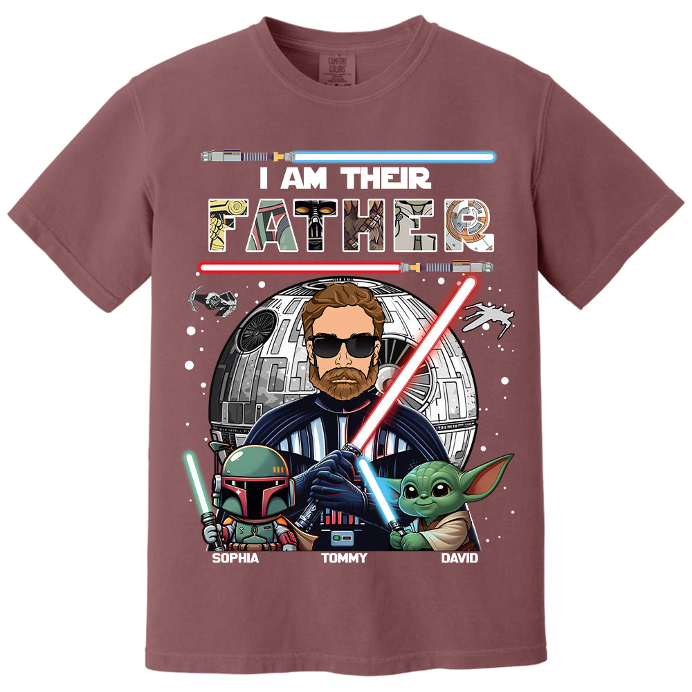 I Am Their Father, Personalized Dad Shirt, Father's Day Gift For Dad Vr2 T1807 Nh00