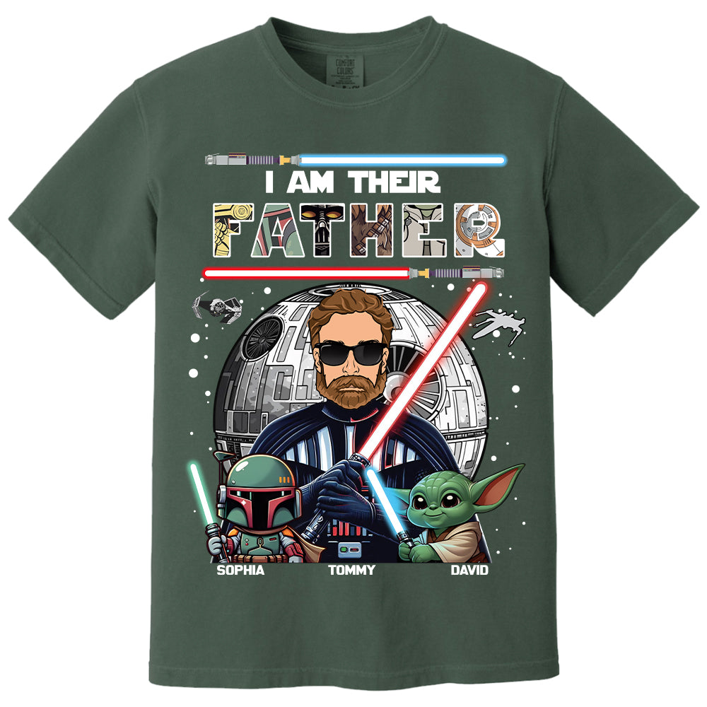 I Am Their Father, Personalized Dad Shirt, Father's Day Gift For Dad Vr2 T1807 Nh00