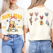 Mama Bear - New Mom Shirt - Mother's Day - Custom Nickname and Kid T1807 Tu20