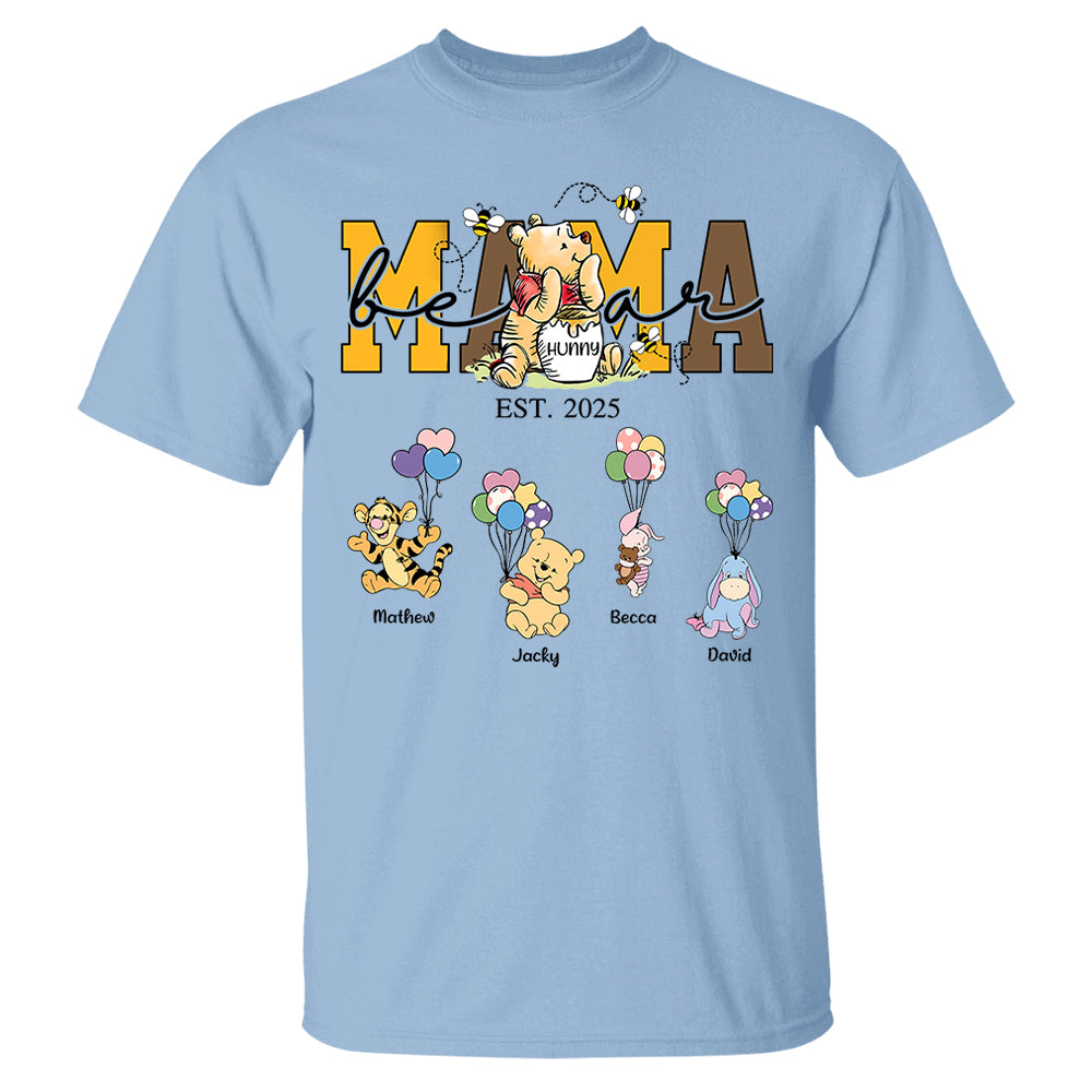 Mama Bear - Personalized Shirt Gift For Mom Tu24