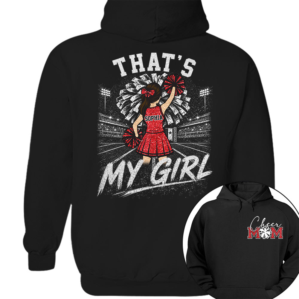 Personalized Cheer Mom Shirt, Custom Those Are My Boys T-Shirt, Team Name & Player Number Tee, Cheerleading Season Gift NA02 VH01
