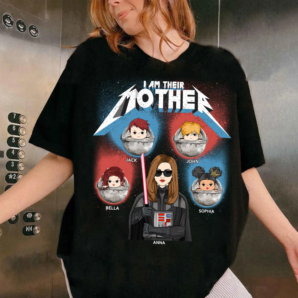 I Am Their Mother - Personalized Shirt For Mom Custom Nickname With Kids Gift Hv01