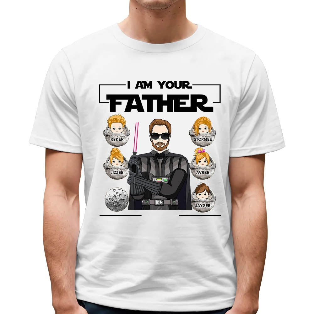 I Am Your Father Custom Shirt: Personalized Gift for Dad & Grandpa - Father's Day & Birthday Present