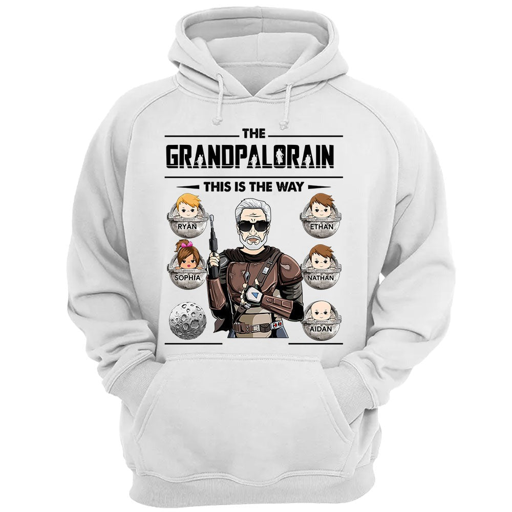 The Grandpalorian This Is The Way T-Shirt Gift For Dad Papa