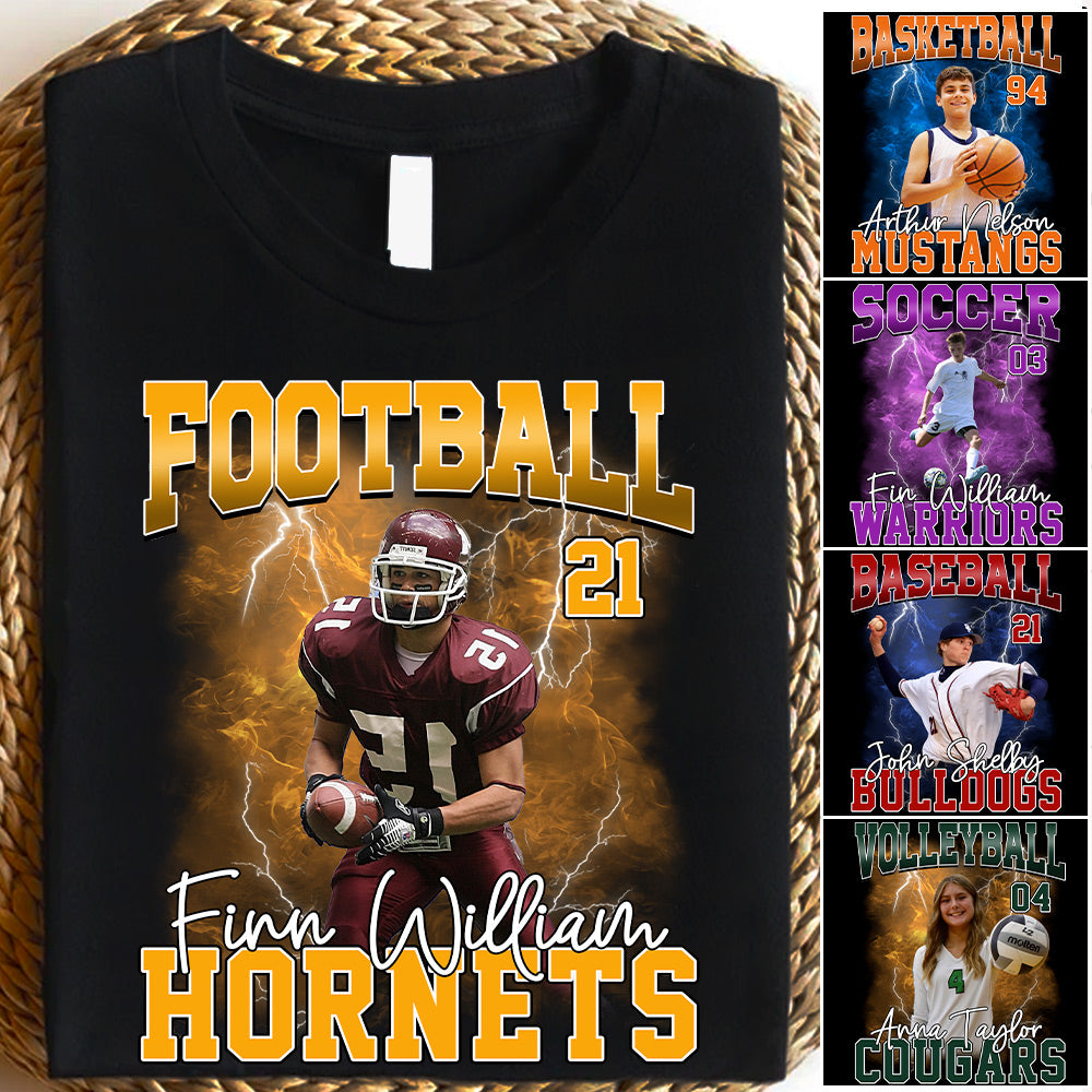 Game Day Personalized Shirt Custom Your Sport And Photo Gift For Sport Player Ph99