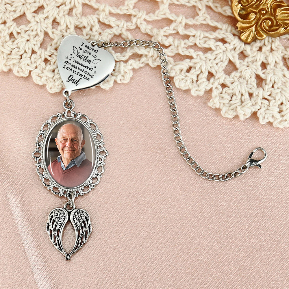 Graduation I Remembered Who Was Watching - Custom Graduation Tassel Photo Charm Tu20