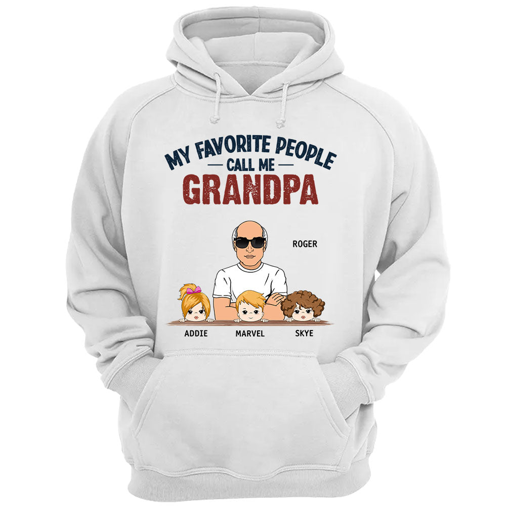 My Favorite People Call Me Grandpa Custom Shirt Gift For Papa