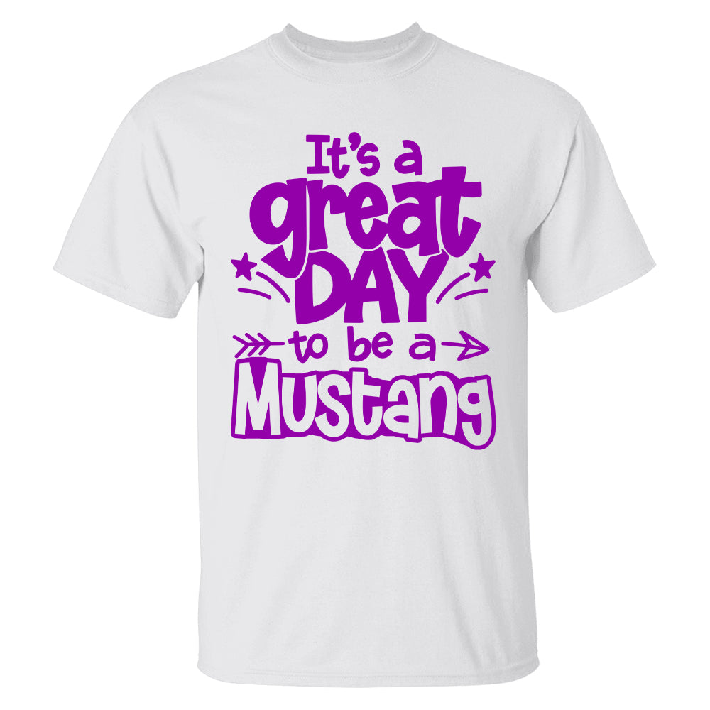 It's A Great Day To Be A Bulldog Personalized School Mascot Shirt For Teacher