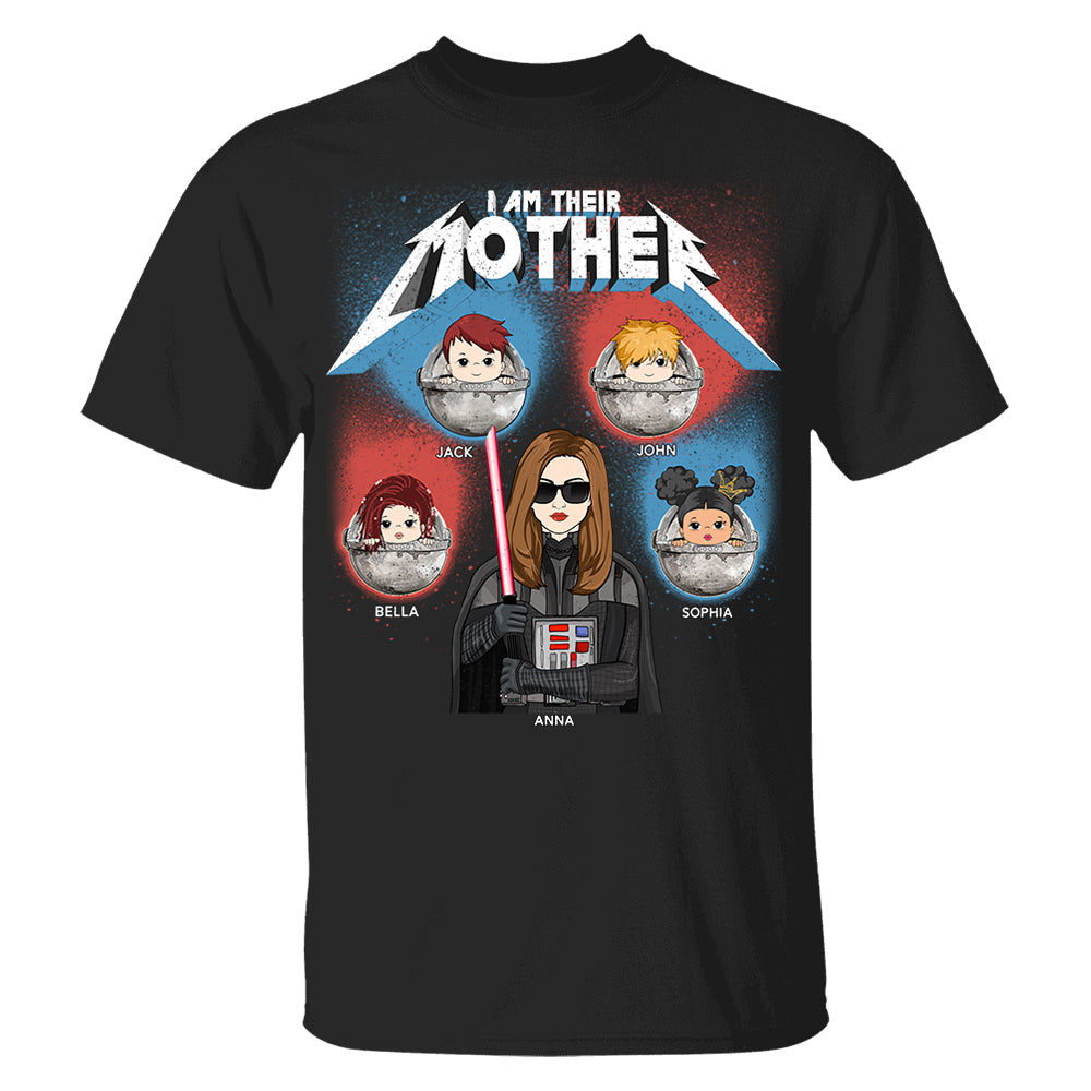 I Am Their Mother - Personalized Shirt For Mom Custom Nickname With Kids Gift Hv01