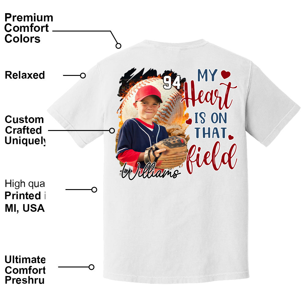 Baseball Mama Shirt, Personalized Baseball Shirt, Gift For Baseball Lover Tu24
