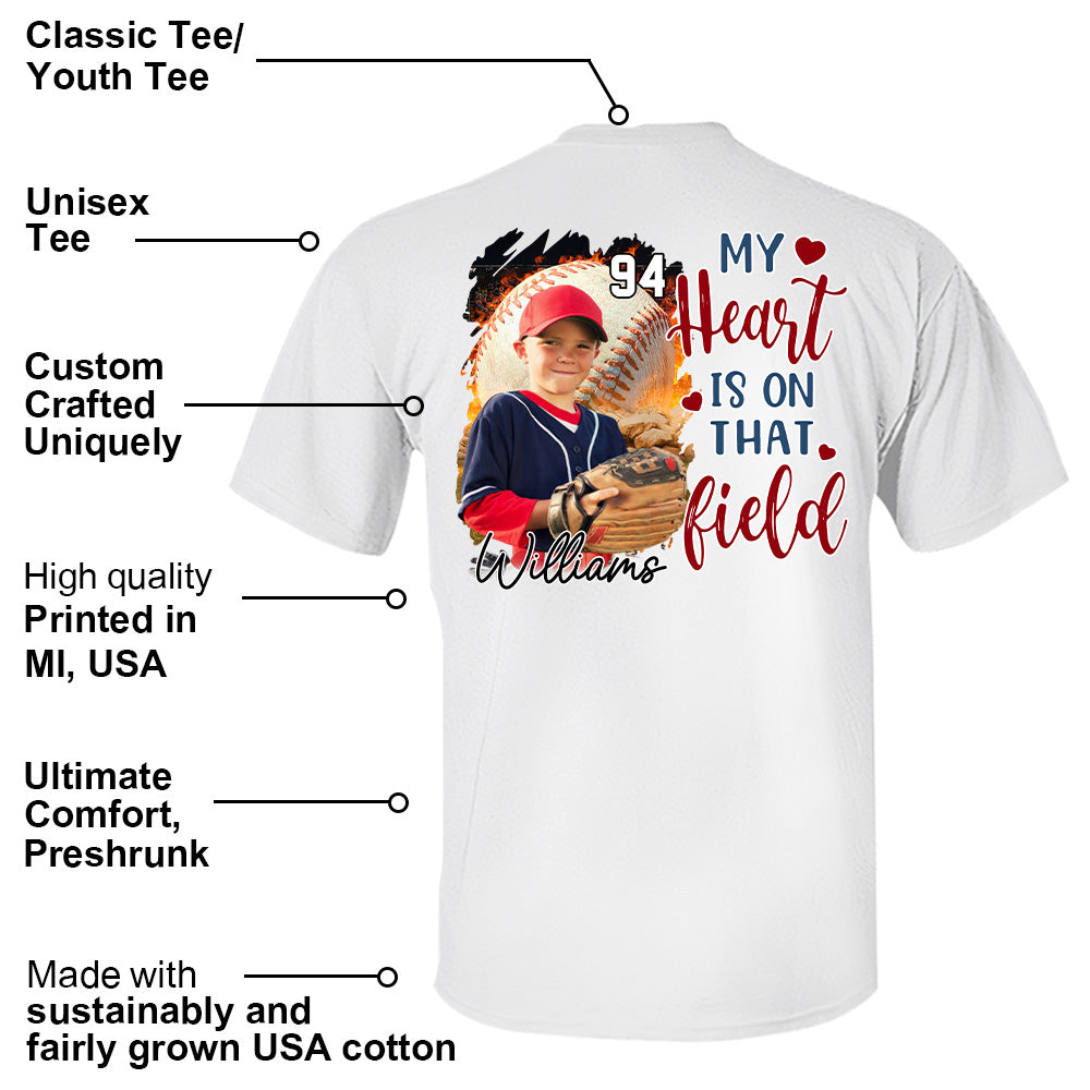 Baseball Mama Shirt, Personalized Baseball Shirt, Gift For Baseball Lover Tu24