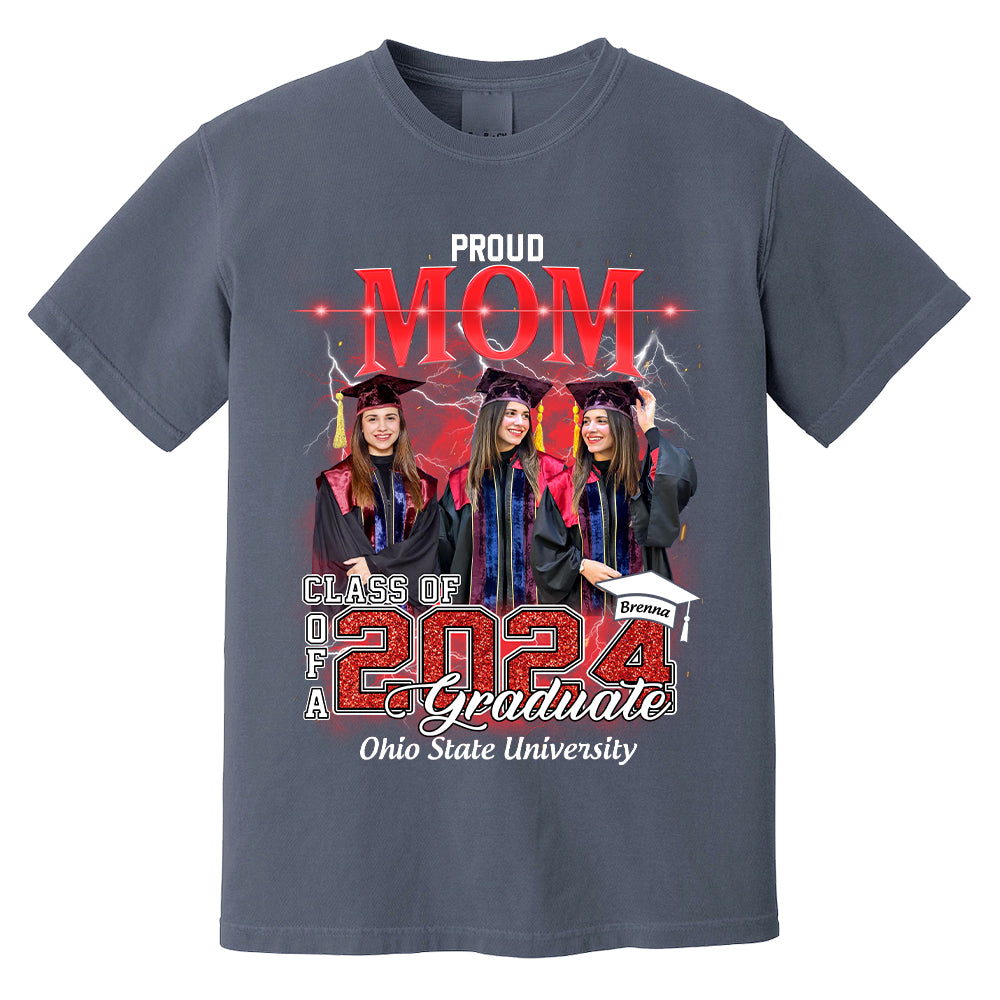 Personalized Graduation Shirts Custom Graduation Shirt Class Of 2024 Family Gifts For Family Member Graduation Shirt Proud Family Shirt