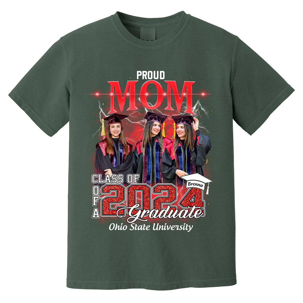 Personalized Graduation Shirts Custom Graduation Shirt Class Of 2024 Family Gifts For Family Member Graduation Shirt Proud Family Shirt