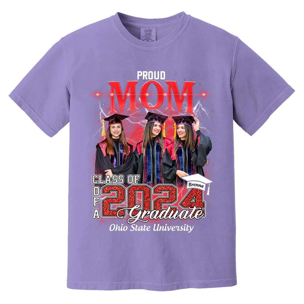 Personalized Graduation Shirts Custom Graduation Shirt Class Of 2024 Family Gifts For Family Member Graduation Shirt Proud Family Shirt