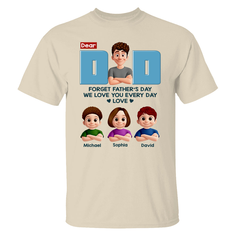 Best Dad Ever - Personalized Shirt For Dad Father Grandpa NA04 PT99