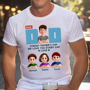 Best Dad Ever - Personalized Shirt For Dad Father Grandpa NA04 PT99