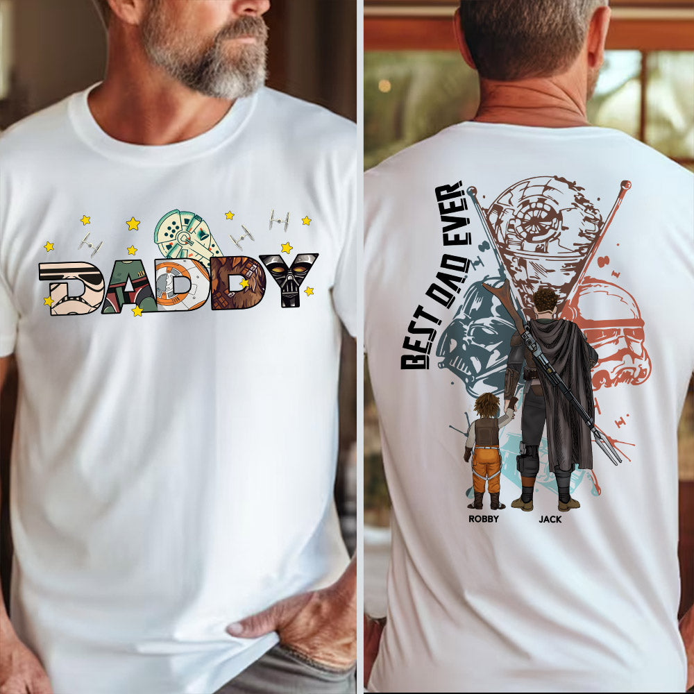 Galaxy's Edge Daddy Personalized Shirt For Dad Pt99