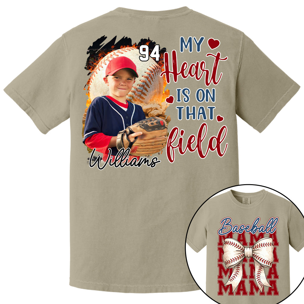 Baseball Mama Shirt, Personalized Baseball Shirt, Gift For Baseball Lover Tu24