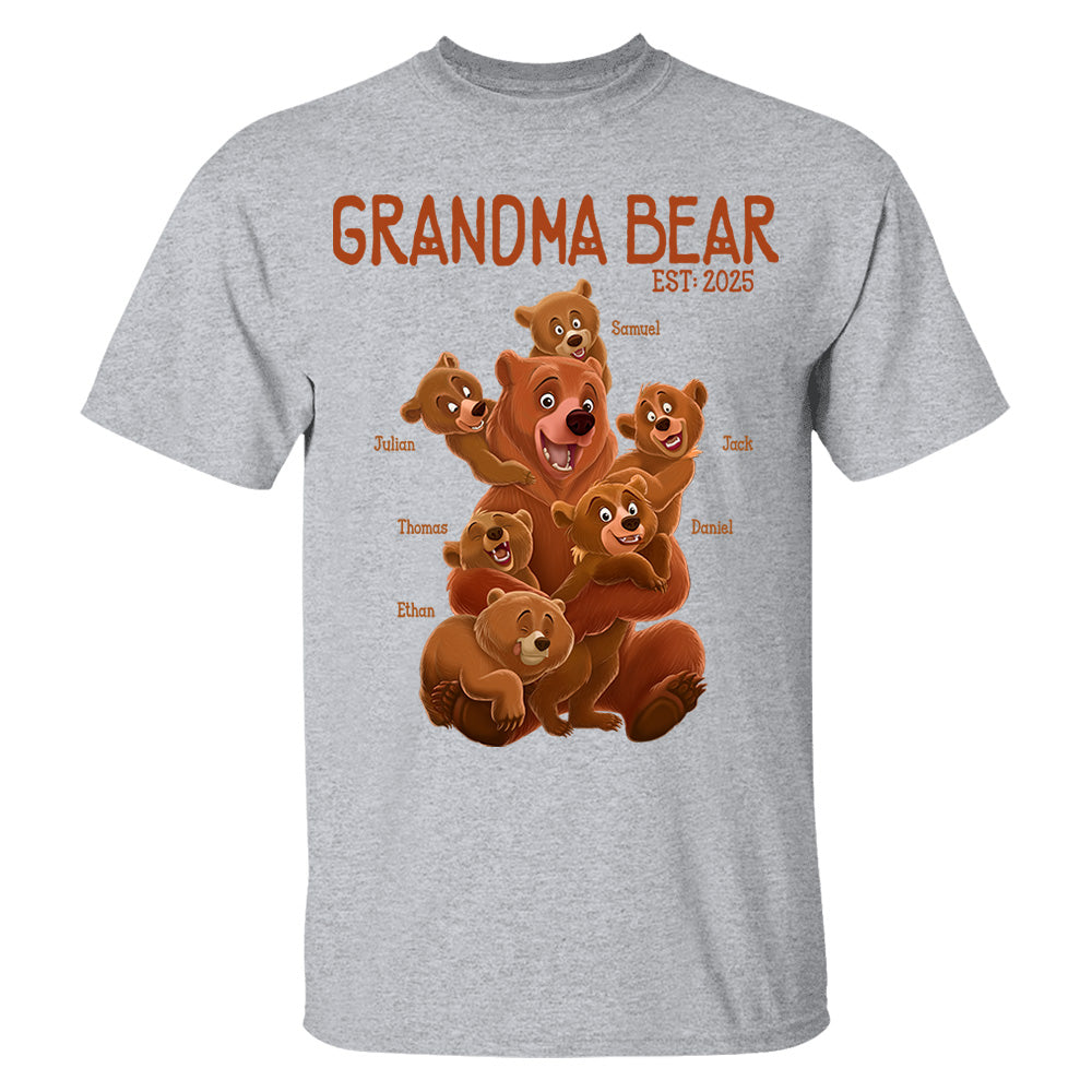 Grandma Bear - Personalized Shirt For Grandma Vr2 Hv01