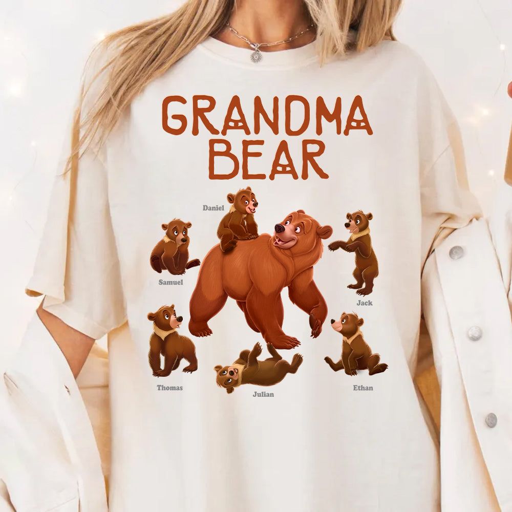 Grandma Bear - Personalized Shirt For Grandma Hv01