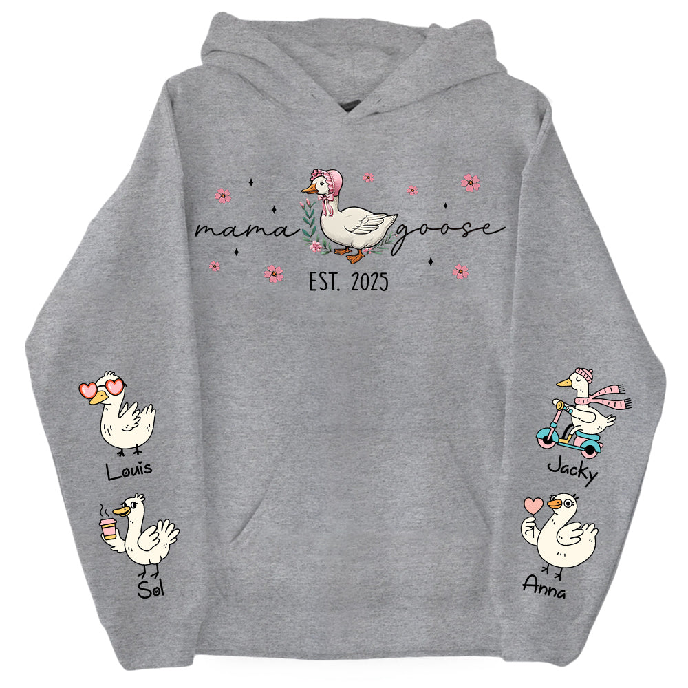 Mama Goose, Mama Silly Goose Shirt - Personalized Vintage Mama Goose Shirt Vr2 Tu24