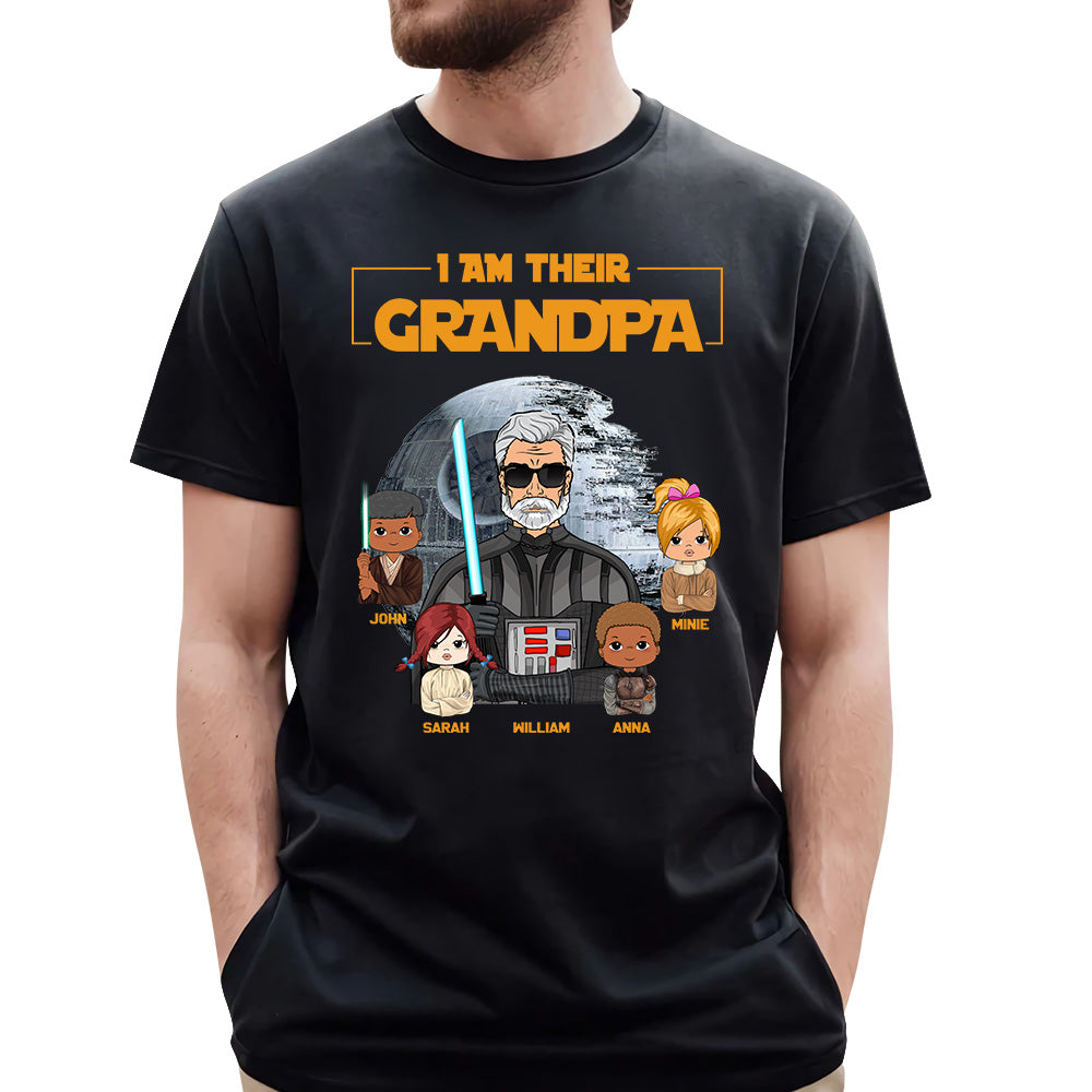 I Am Their Grandpa - Personalized Shirt Gift For Dad Papa Grandpa Ph99 Nh00