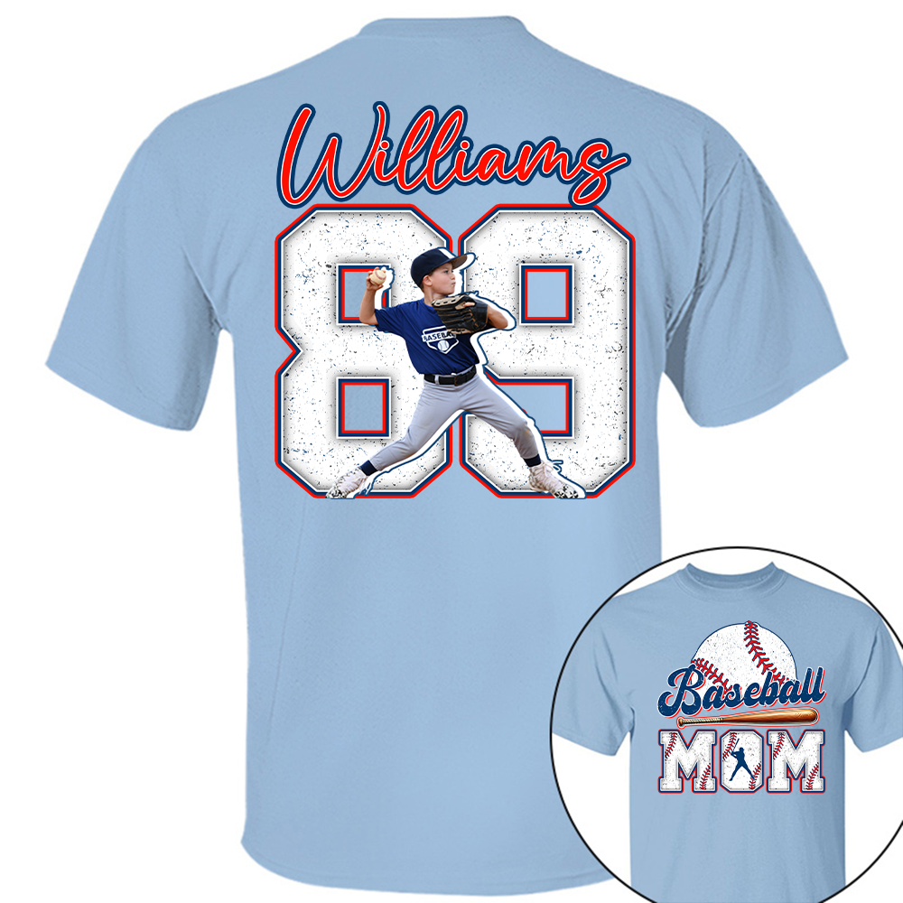 Personalized Baseball Shirt, Baseball Mom, Gift For Baseball Lover Tu24