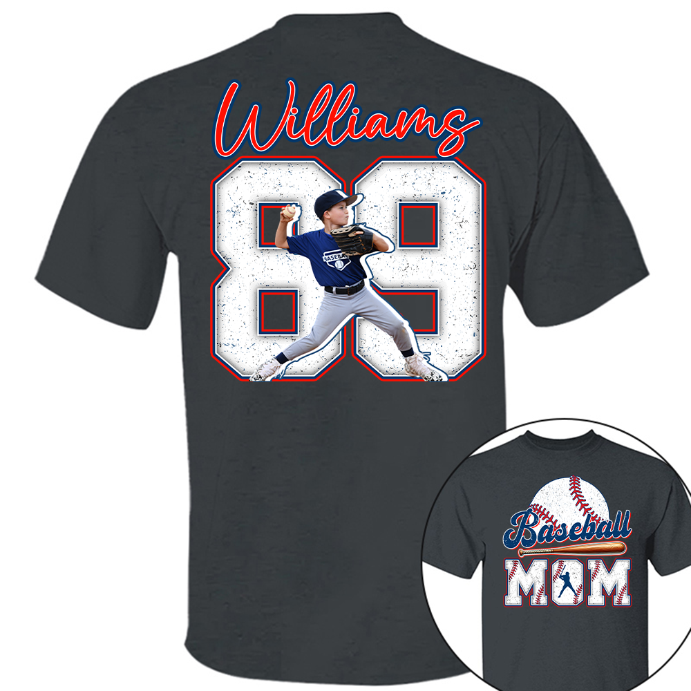 Personalized Baseball Shirt, Baseball Mom, Gift For Baseball Lover Tu24