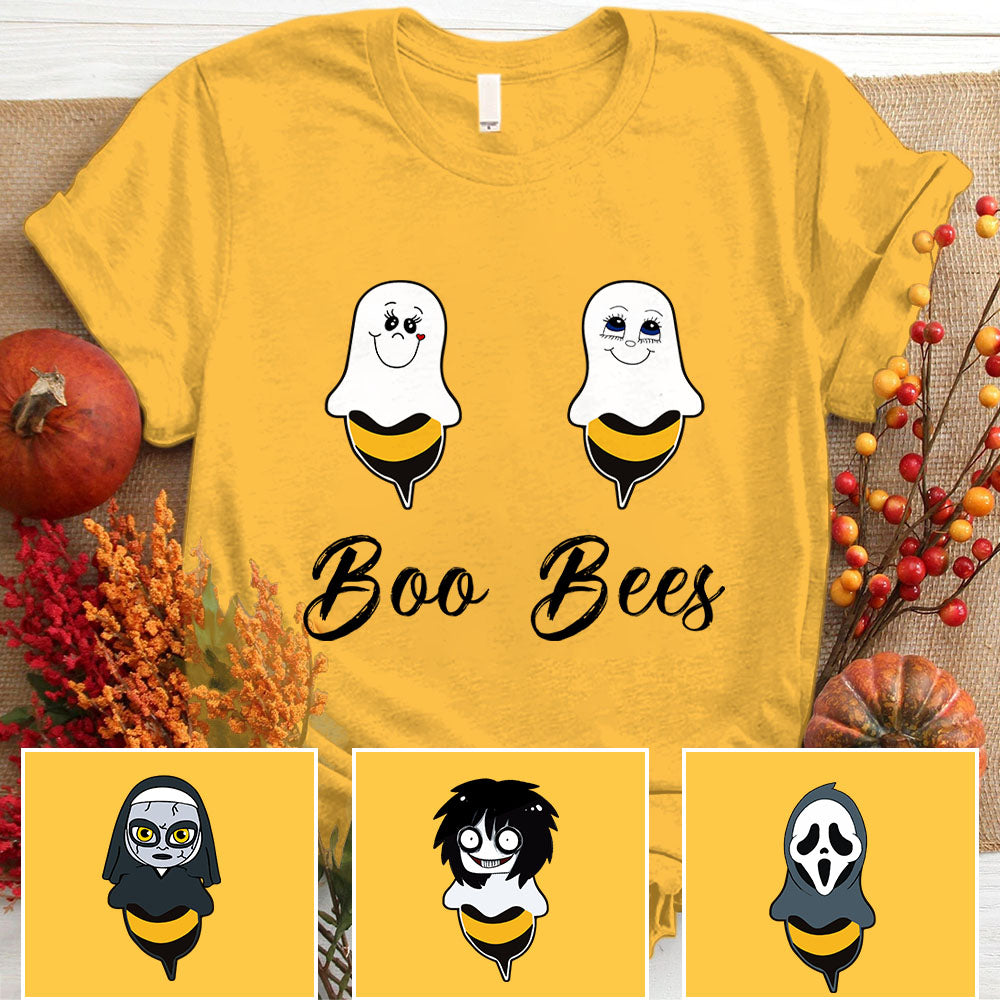 Boo Bees Halloween Personalized Face Shirts