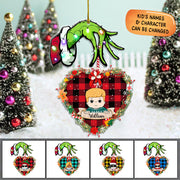 Kid Custom Shape Acrylic Ornament, Made By Acrylic And One Side Print