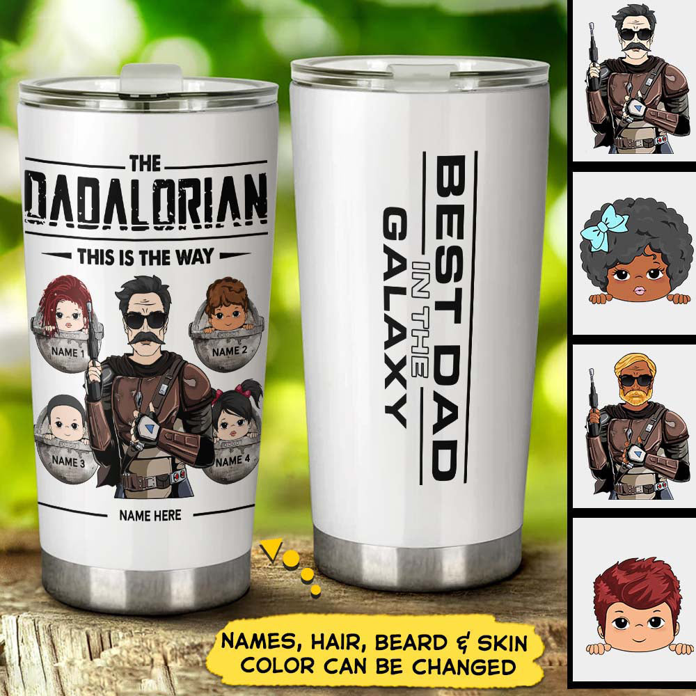 Dadalorian Personalized Daddy Tumbler