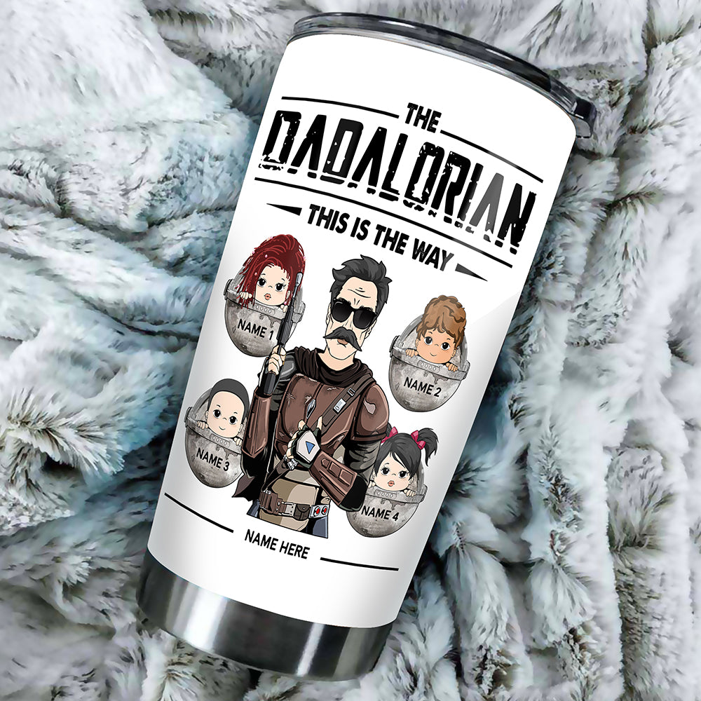 Dadalorian Personalized Daddy Tumbler