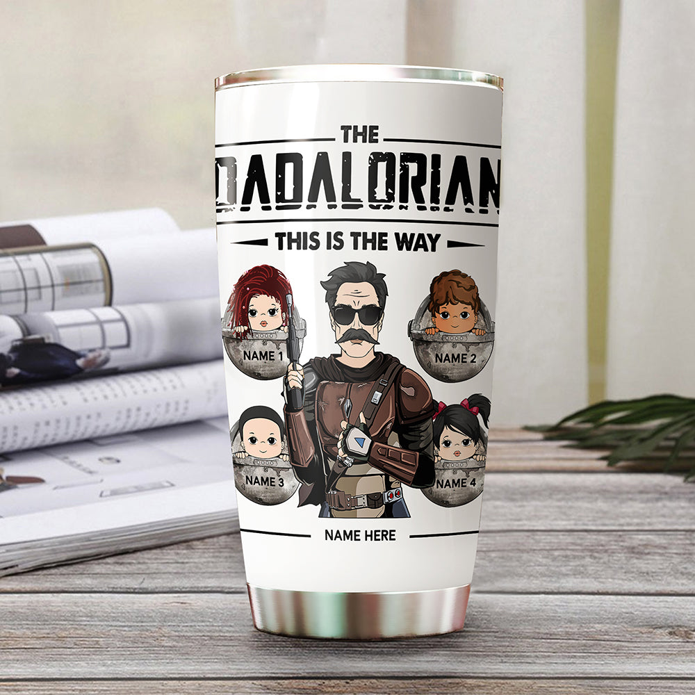 Dadalorian Personalized Daddy Tumbler