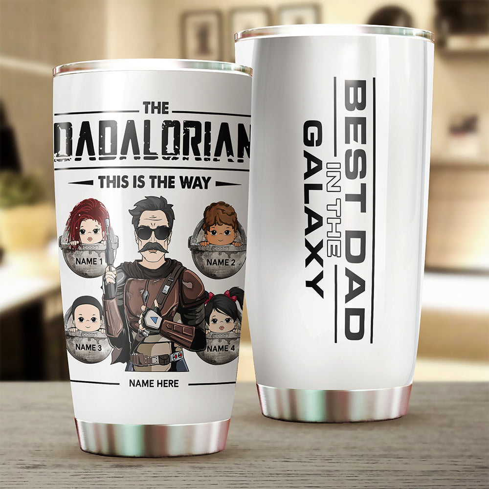 Dadalorian Personalized Daddy Tumbler